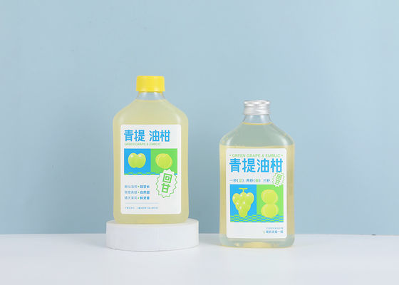 Milk Tea Bottles 250ml 350ml 300ml 500ml Plastic Juice Bottles with Screw Cap