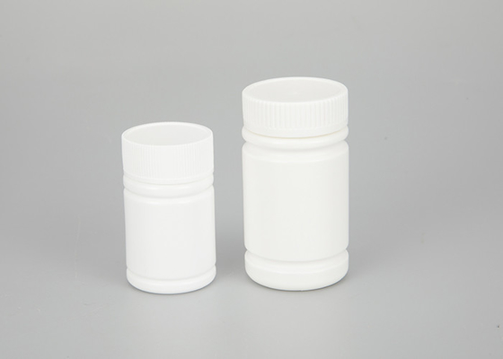 मेडिसिन केमिकल के लिए स्क्रू कैप प्लास्टिक पिल बॉटल 60ml 120ml व्हाइट