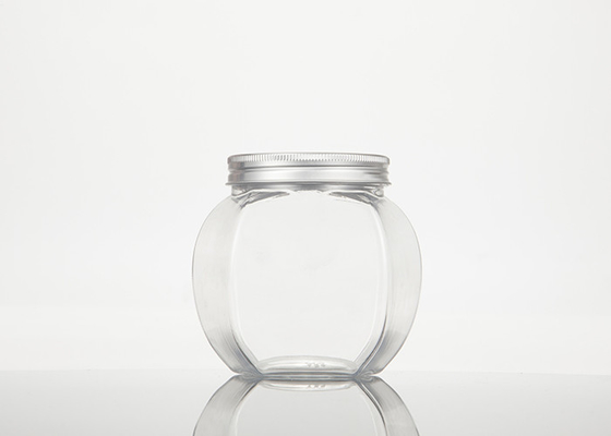 स्वच्छ छोटे प्लास्टिक के जार 30ml 50ml 60ml 80ml 100ml 120ml 150ml 200ml 250ml