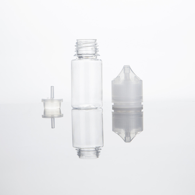 PET 15ml 30ml V3 E लिक्विड बॉटल चाइल्ड टैम्पर प्रूफ लिड राउंड लिक्विड बॉटल