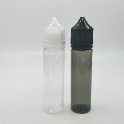 ड्रिप प्रतिरोधी ई तरल बोतलें पालतू जानवरों के लिए प्लास्टिक ड्रॉपर 60ml
