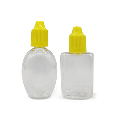 30ml अंडाकार और वर्ग प्लास्टिक स्क्वायर आकार की बोतलें