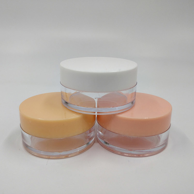 चिकनी सतह प्लास्टिक कॉस्मेटिक जार 10ml 15ml 30ml 60ml 80ml 100ml 120ml 150ml छोटा
