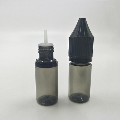 स्क्रू कैप के साथ पारदर्शी तरल ड्रॉपर बोतल 10ml