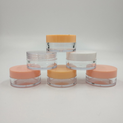 अनुकूलित प्लास्टिक कॉस्मेटिक जार 10ml 15ml 30ml 60ml 80ml 100ml 120ml 150ml चिकनी सतह