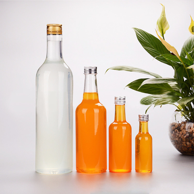 कस्टम 200Ml पारदर्शी गोल खाली प्लास्टिक शराब वाइन व्हिस्की वोदका टेकीला बोतल के साथ टोपी