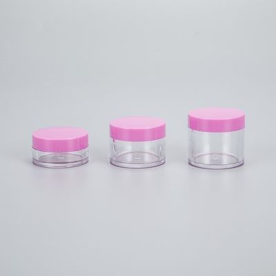 अनुकूलित प्लास्टिक कॉस्मेटिक जार 10ml 15ml 30ml 60ml 80ml 100ml 120ml 150ml क्षमता