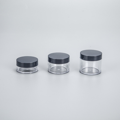अनुकूलित प्लास्टिक कॉस्मेटिक जार 10ml 15ml 30ml 60ml 80ml 100ml 120ml 150ml क्षमता