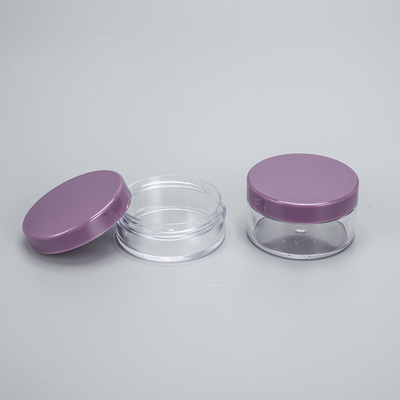 खाली कॉस्मेटिक जार 3ml 5ml प्लास्टिक स्पष्ट क्रीम जार
