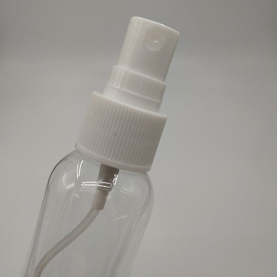 थोक कस्टम 1Oz 2Oz 30Ml 50Ml150Ml खाली पारदर्शी स्पष्ट बोस्टन गोल स्प्रे पंप शराब के लिए प्लास्टिक पालतू बोतलें