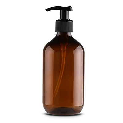 उच्च गुणवत्ता कस्टम रंग एम्बर 100ml 200ml 250ml 300ml 500ml लोशन पंप जेल पीईटी बोतलें