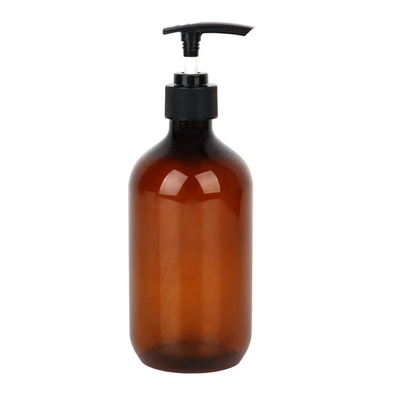 उच्च गुणवत्ता कस्टम रंग एम्बर 100ml 200ml 250ml 300ml 500ml लोशन पंप जेल पीईटी बोतलें