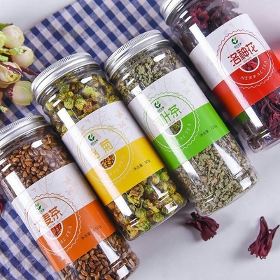 सूखे फूल पारदर्शी जार 30ml 50ml