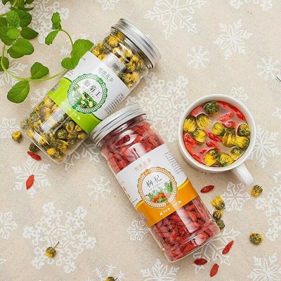 खाद्य ग्रेड शहद कंटेनर 150ml 250ml स्प्रोस्टेड पारदर्शी एम्बर प्लास्टिक स्क्रब बॉडी बटर प्लास्टिक ढक्कन के साथ कॉस्मेटिक cram जार