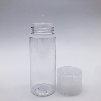 पारदर्शी ई तरल बोतल 10ml 15ml 30ml 60ml 80ml 100ml स्क्रू कैप