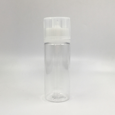 पारदर्शी ई तरल बोतल 10ml 15ml 30ml 60ml 80ml 100ml स्क्रू कैप