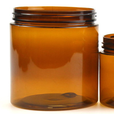 पारदर्शी प्लास्टिक जार कंटेनर कस्टम 2oz-8oz क्षमता कागज कार्टन पैकेजिंग