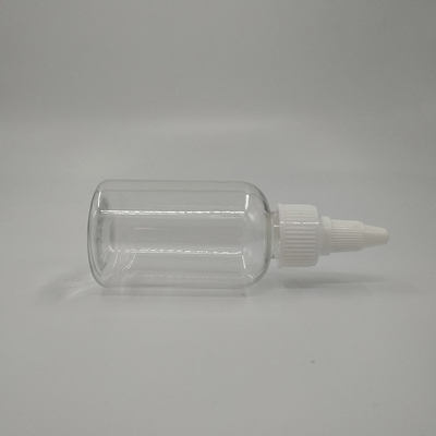15ml 30ml 50ml 70ml 80ml 100ml अनुकूलित मुद्रण के साथ प्लास्टिक पेंच शीर्ष कंटेनर