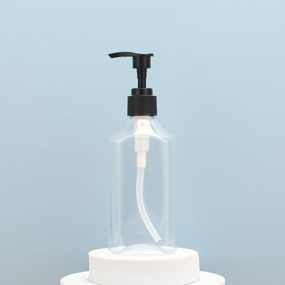 स्क्रीन प्रिंटिंग कॉस्मेटिक स्किनकेयर पैकेजिंग जरूरतों के लिए पीईटी बॉडी और पीईटी कॉलर कंटेनरों का उपयोग करके निर्मित प्लास्टिक लोशन की बोतलें