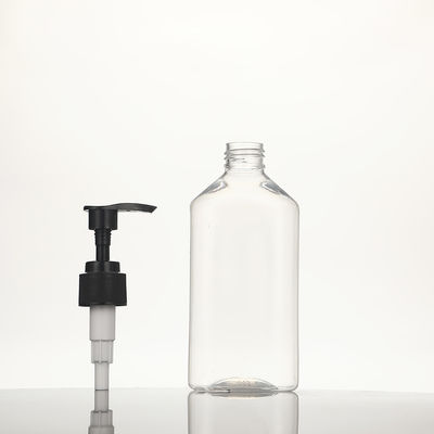 स्क्रीन प्रिंटिंग कॉस्मेटिक स्किनकेयर पैकेजिंग जरूरतों के लिए पीईटी बॉडी और पीईटी कॉलर कंटेनरों का उपयोग करके निर्मित प्लास्टिक लोशन की बोतलें