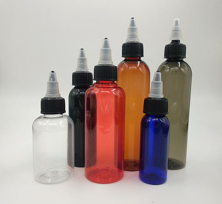 विभिन्न क्षमताओं और शैलियों में 15ml-100ml पेंच शीर्ष तरल पैकेजिंग बोतलें