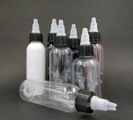 विभिन्न क्षमताओं और शैलियों में 15ml-100ml पेंच शीर्ष तरल पैकेजिंग बोतलें
