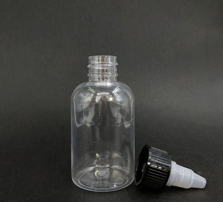 आसानी से वितरण के लिए स्पष्ट प्लास्टिक पेंच शीर्ष जार क्षमताओं की सीमा 15ml - 100ml