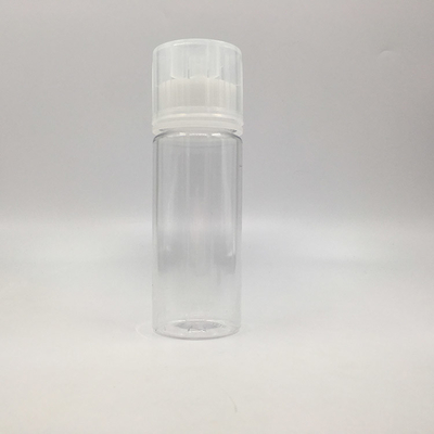 बाल प्रतिरोधी पारदर्शी ई तरल बोतल पेंच टोपी सील 10ml-100ml क्षमता