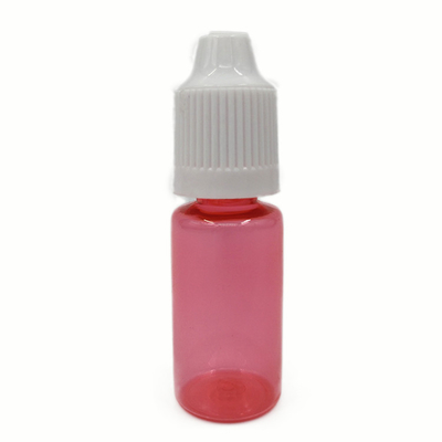 पारदर्शी 10ml 15ml 30ml 60ml 80ml 100ml पीईटी ई तरल बोतल अनुकूलित लोगो स्क्रीन प्रिंटिंग के साथ