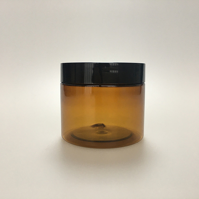 खाद्य ग्रेड कस्टम खाली व्यापक पीईटी पैकेजिंग 100g 150g 200g 8oz 4oz कॉस्मेटिक स्पष्ट सफेद काले प्लास्टिक जार ढक्कन के साथ
