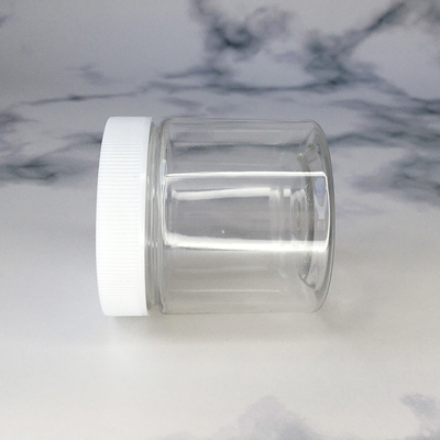 50Ml 100Ml 120Ml 150Ml 200Ml 4Oz कॉस्मेटिक जार साफ पालतू जानवर प्लास्टिक क्रीम जार प्लास्टिक ढक्कन के साथ
