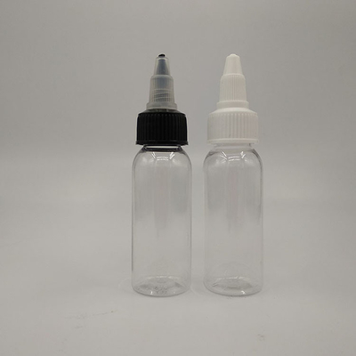 10ml-120ml कस्टम लोगो स्क्रू कैप 50ml ग्लास ड्रॉपर बोतलें चिकनी सतह के साथ
