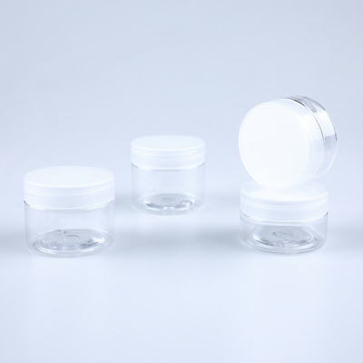 100ml 120ml 4oz 200ml 300ml बॉडी स्क्रब जार मैट व्हाइट कंटेनर जार प्लास्टिक