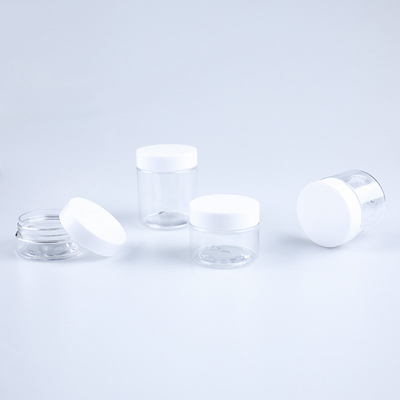 100ml 120ml 4oz 200ml 300ml बॉडी स्क्रब जार मैट व्हाइट कंटेनर जार प्लास्टिक