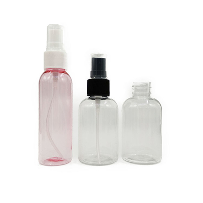 खाली फाइन मिस्ट पीईटी 30ml 50ml 100ml 120ml 150ml 200ml 250ml 500ml एम्बर व्हाइट क्लियर प्लास्टिक स्प्रे बोतल कॉस्मेटिक के लिए