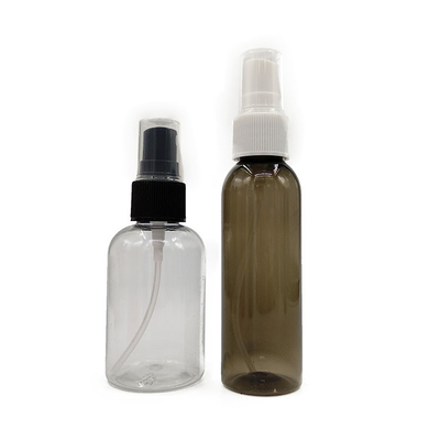 15ml 30ml 40ml 70ml अल्कोहोल स्प्रे बोतल खाली पारदर्शी अल्कोहल पीईटी प्लास्टिक स्प्रे बोतलें