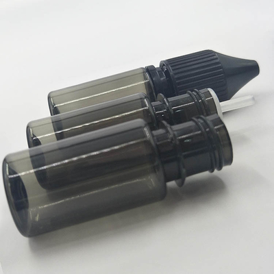 ट्यूर गोल 10ml 15ml 30ml 60ml 80ml 100ml स्क्रू कैप पारदर्शी ई तरल बोतल