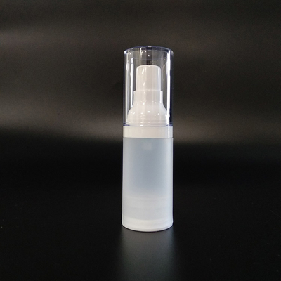 25.7g स्क्रू कैप शैम्पू पंप बोतल पालतू / स्पष्ट प्लास्टिक पालतू बोतल कॉस्मेटिक लोशन वितरण के लिए