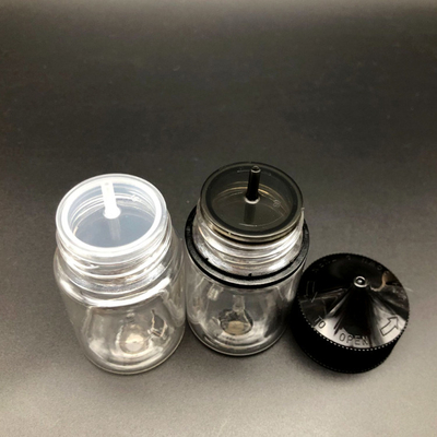 अनुकूलन योग्य स्पष्ट पीईटी ई तरल बोतलें 10ml 15ml 30ml 60ml 80ml 100ml क्षमता के साथ