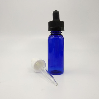 चिकनी सतह और पेंच ढक्कन के साथ 10ml-120ml प्लास्टिक ड्रॉपर बोतलें