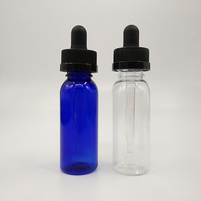 चिकनी सतह और पेंच ढक्कन के साथ 10ml-120ml प्लास्टिक ड्रॉपर बोतलें