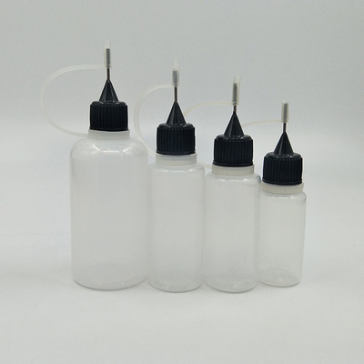 10ml-120ml पारदर्शी काले ग्लास ड्रॉपर बोतलें स्क्रू कैप के साथ