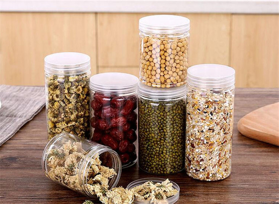 क्रीम पैकेजिंग के लिए अनुकूलित कॉस्मेटिक प्लास्टिक जार 10ml-150ml