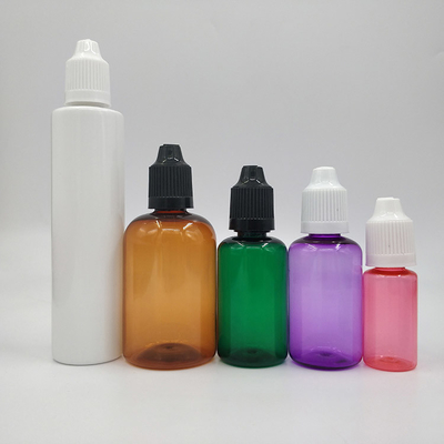 अनुकूलन 10ml 15ml 30ml 60ml 80ml 100ml में तरल के लिए रंग की बोतलें मुद्रण
