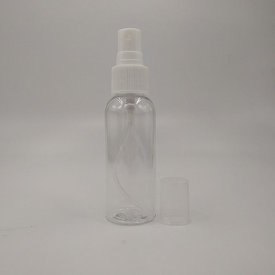 गोल पीईटी प्लास्टिक स्प्रे बोतल 10ml 15ml 30ml 50ml 60m 70ml 100ml 200ml 500ml क्षमता