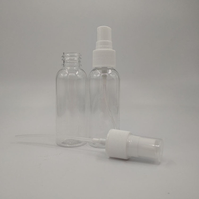 गोल पीईटी प्लास्टिक स्प्रे बोतल 10ml 15ml 30ml 50ml 60m 70ml 100ml 200ml 500ml क्षमता