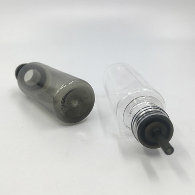 कस्टम लोगो के साथ पारदर्शी ई तरल बोतल क्षमता 10ml 15ml 30ml 60ml 80ml 100ml