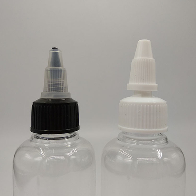 15ml 30ml 50ml 70ml 80ml 100ml पैकेजिंग के लिए प्लास्टिक की बोतलों पर पेंच