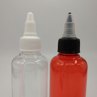 15ml 30ml 50ml 70ml 80ml 100ml पैकेजिंग के लिए प्लास्टिक की बोतलों पर पेंच