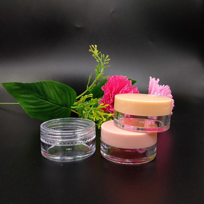 पारदर्शी प्लास्टिक सौंदर्य जार 10ml 15ml 30ml 60ml 80ml 100ml 120ml 150ml